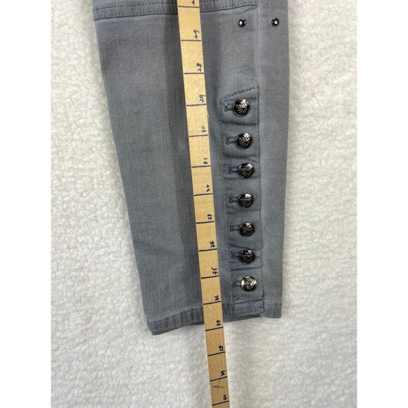 Per Se by Carlisle Women's Pants Size 4 Straight Gray Leopard White Blue Lot 5 - Picture 12 of 16